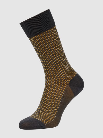 Falke Socken mit Allover-Muster Modell 'UPTWON TIE' Anthrazit 1