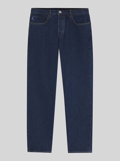 HUGO Blue Jeansy o kroju straight fit z czystej bawełny model 'JONAH' Jeansowy niebieski 2