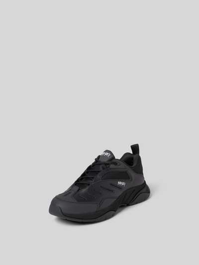 Kenzo Sneaker aus Leder-Mix Black 2