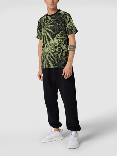 ADIDAS SPORTSWEAR T-shirt met all-over motief Zwart - 1