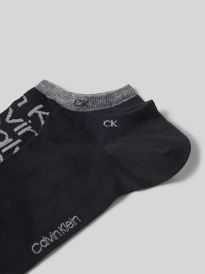 CK Calvin Klein Socken mit Label-Print im 2er-Pack Black 2