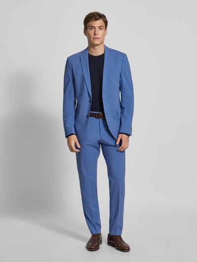 Christian Berg Men Gebreide pullover met ribboorden Marineblauw - 1