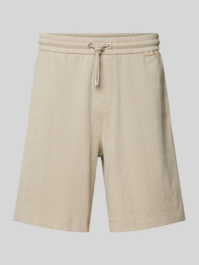 CK Calvin Klein Regular Fit Sweatshorts mit Label-Detail Beige 2