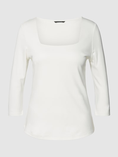 comma T-Shirt mit 3/4-Arm Weiss 2