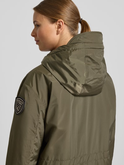 Blauer Usa Regular Fit Parka mit Teddyfellbesatz Modell 'Payne' Oliv 3