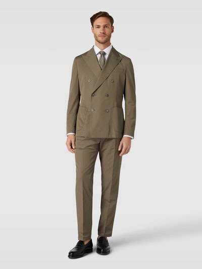 Jake*s Slim Fit Business-Hemd in unifarbenem Design Weiss 1