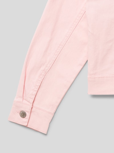 Levi’s® Kids Jeansjack met labeldetails, model 'BAGGY' Roze - 2