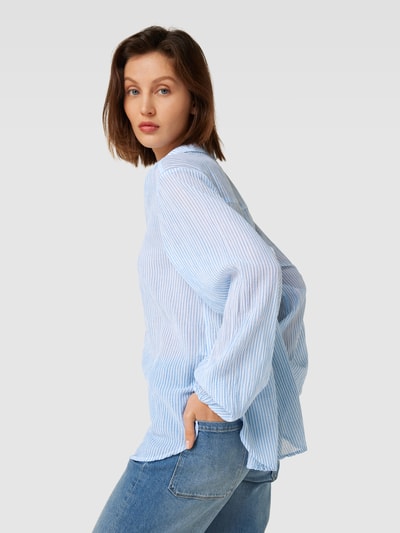 Soyaconcept Blusenshirt mit Streifenmuster Modell 'Dione' Blau 3