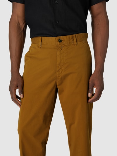 BOSS Orange Chino mit Label-Patch Modell 'Statum' Beige 3