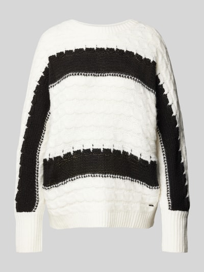 Brax Strickpullover mit Label-Detail Modell 'LIV' Offwhite 2