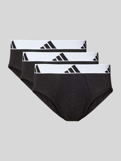 adidas Sportswear Slip met elastische band met logo in een set van 3 stuks, model 'Active Flex' Zwart - 1