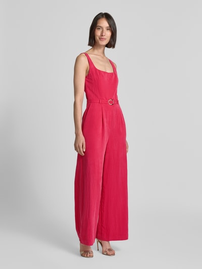 MANGO Jumpsuit mit Taillengürtel Modell 'LIONELA' Rot 1