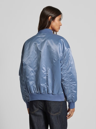 Original Bombers Bomberjacke mit Pattentaschen Hellblau 5