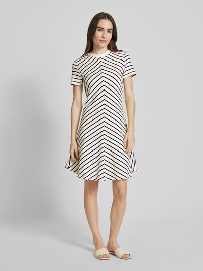 Tommy Hilfiger Tailliertes Freizeitkleid aus reiner Baumwolle Weiss 1