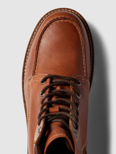 Marc O'Polo Boots mit Label-Details Modell 'JACK' Cognac 3