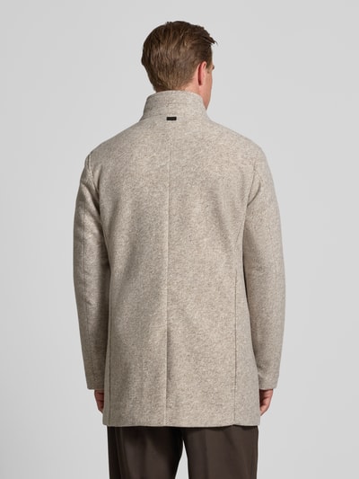 Strellson Regular Fit Mantel mit Woll-Anteil Modell '11 FYNN' Beige 5