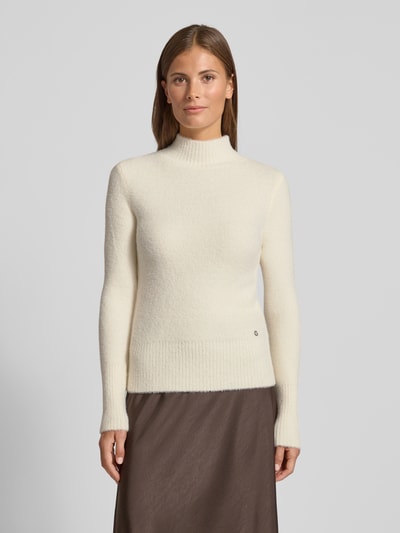 Guess Gebreide pullover met opstaande kraag, model 'MARION' Offwhite - 4