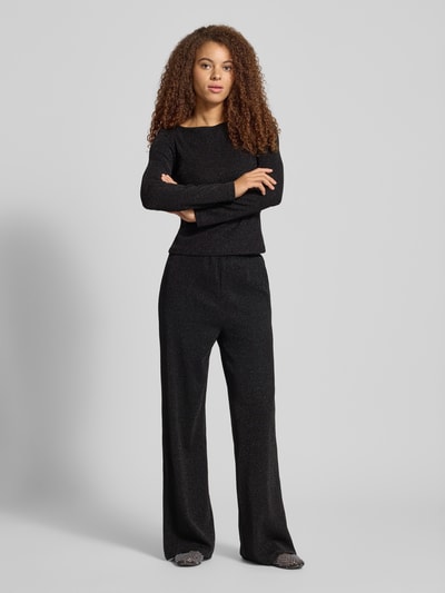 Pieces Regular fit shirt met lange mouwen en structuurmotief, model 'JINA'  - 1