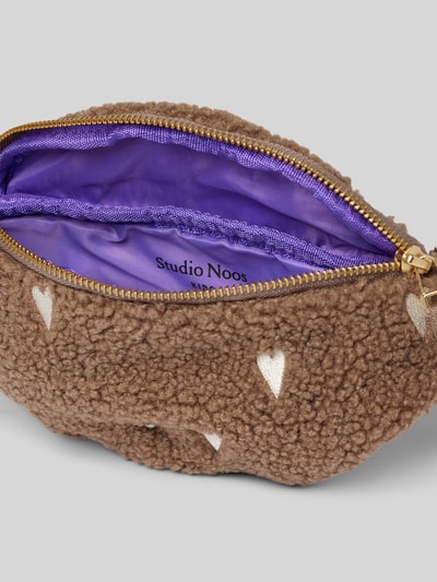 STUDIO NOOS Bauchtasche mit Teddyfell Taupe 4