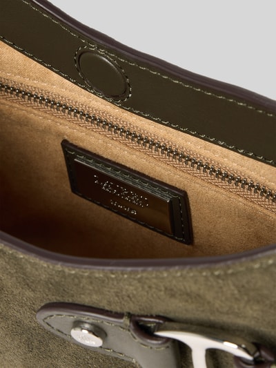Lauren Ralph Lauren Handtasche aus Rindsleder mit Tragehenkel und Schulterriemen Oliv 5