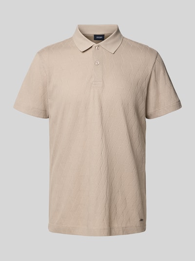 JOOP! Collection Regular Fit Poloshirt aus reiner Baumwolle Modell 'Bianco' Beige 2