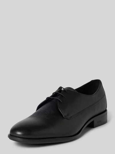 BOSS Derby schoenen van leer, model 'Colby' Zwart - 1