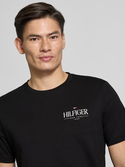 Tommy Hilfiger Regular Fit T-Shirt aus reiner Baumwolle Black 3