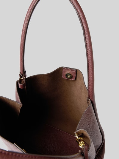 Abro Handtas van echt leer model 'WILLOW' Bordeaux - 4