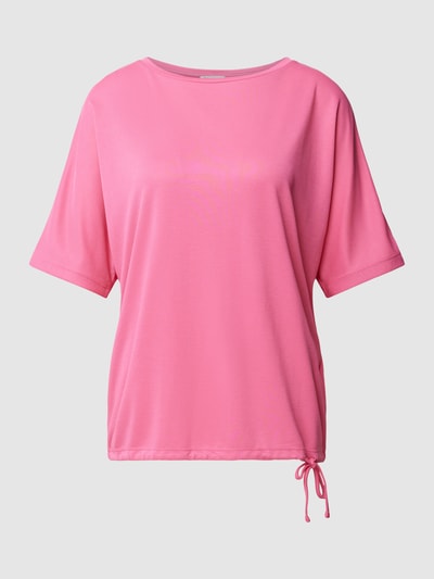 Tom Tailor T-Shirt mit Tunnelzug am Saum Pink 2