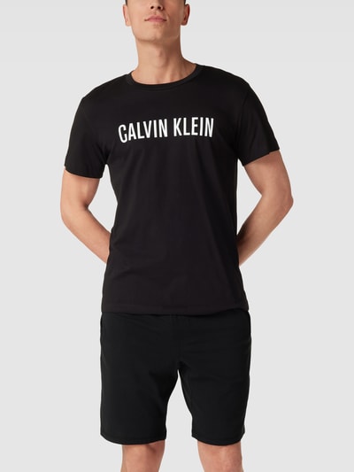 Calvin Klein Underwear T-shirt z nadrukiem z logo Czarny 4