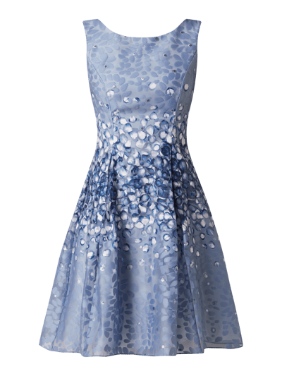 Christian Berg Cocktail Cocktailkleid aus Organza  Blau 2