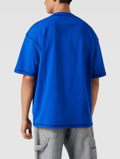 Review X MATW MATW x REVIEW - Oversized T-Shirt mit Label- und Motiv-Print Royalblau 5