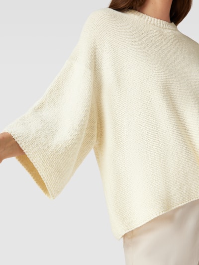 DRYKORN Strickpullover mit Vokuhila-Optik Modell 'NILAY' Ecru 3