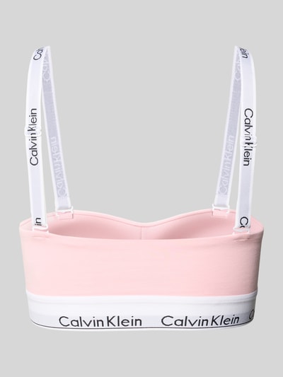 Calvin Klein Underwear BH mit elastischem Label-Bund Modell 'IDEAL' Hellrosa 3