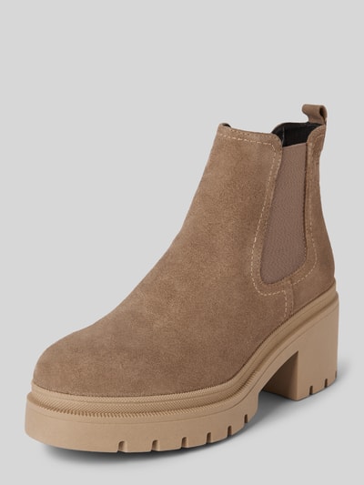 Tamaris Chelsea boots met treklus Camel - 1