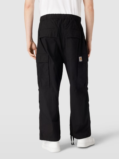 Carhartt Work In Progress Cargohose mit elastischem Bund Modell 'JET' Black 5