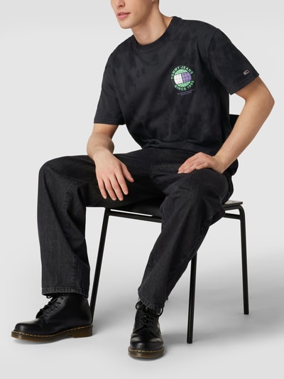 Tommy Jeans T-Shirt mit Prints Black 1
