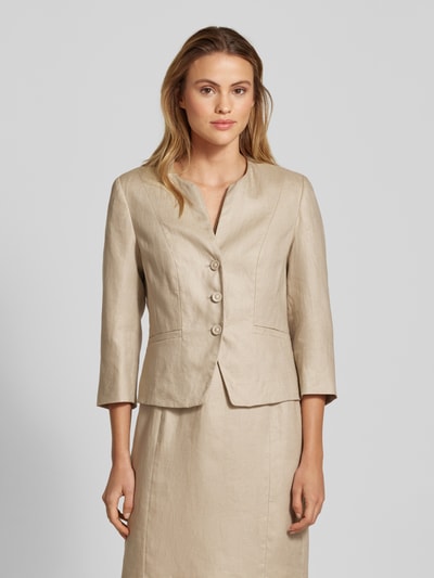 WHITE LABEL Blazer mit Leistentaschen Sand 4