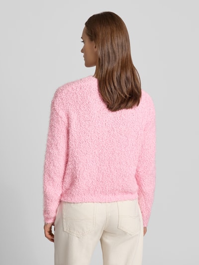 NOISY MAY® Strickpullover mit Rundhalsausschnitt Modell 'SASSY' Rosa 5
