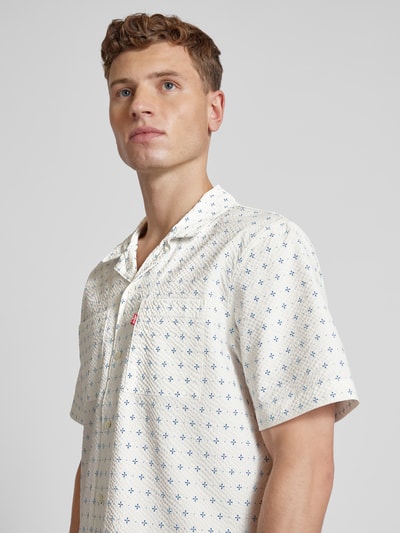 Levi's® Standard fit vrijetijdsoverhemd met all-over motief Wit - 3