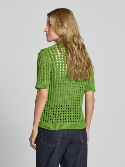 Selected Femme Kardigan z rękawem o dł. 1/2 model ‘ELLEN’ Trawiasty zielony 5