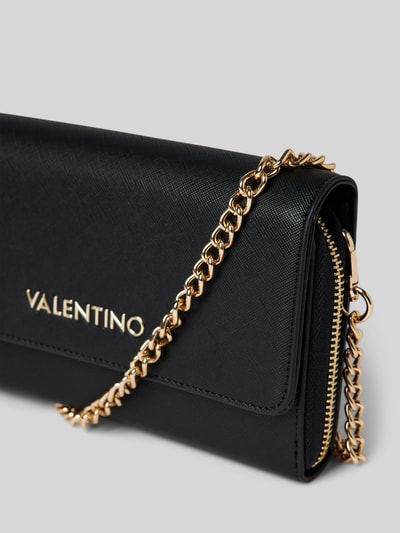 VALENTINO BAGS Clutch met labelapplicatie, model 'ZERO' Zwart - 2