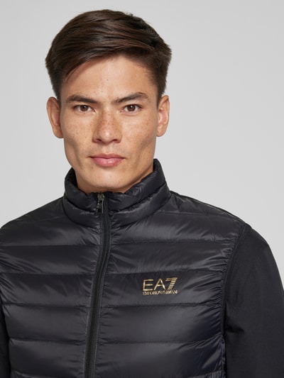 EA7 Emporio Armani Steppweste mit Stehkragen Modell 'LIGHTDOWN' Black 3