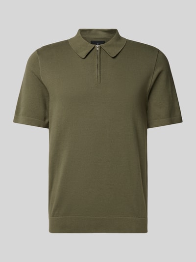 Jack & Jones Premium Regular Fit Poloshirt mit Label-Detail Modell 'MILANO SPRING' Oliv 1