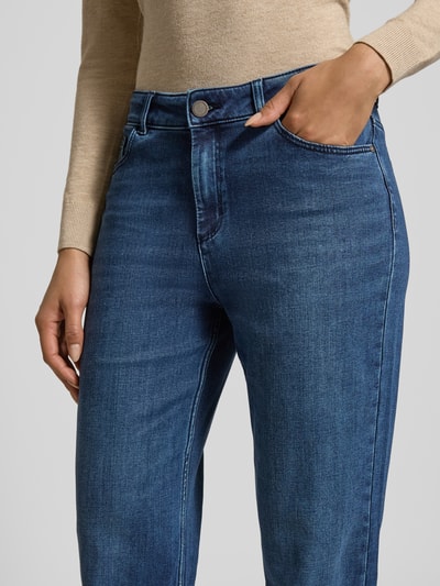 Christian Berg Woman Jeans mit 5-Pocket-Design Marine Melange 3