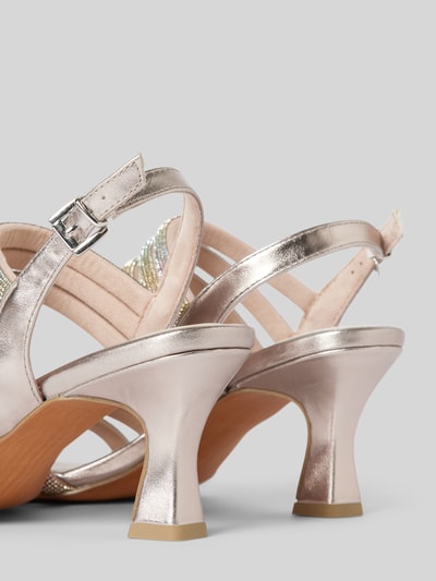 Marco Tozzi Sandalette mit Strasssteinbesatz Rose Melange 2