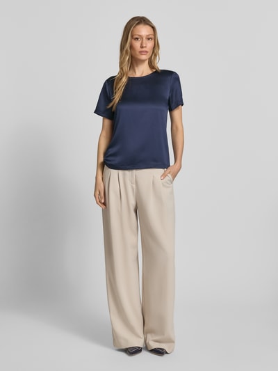 Christian Berg Woman Selection bluzka o kroju regular fit z satyny Granatowy 1