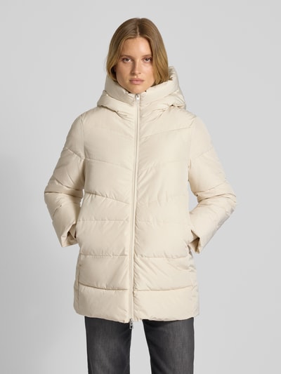 Mango Steppmantel mit Zweiwege-Reißverschluss Modell 'TOKYO' Offwhite 4