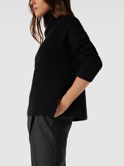 Emily Van den Bergh Gebreide pullover van wol Zwart - 3