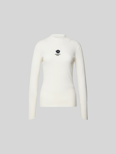 Kenzo Pullover mit Label-Stitching Weiss 2